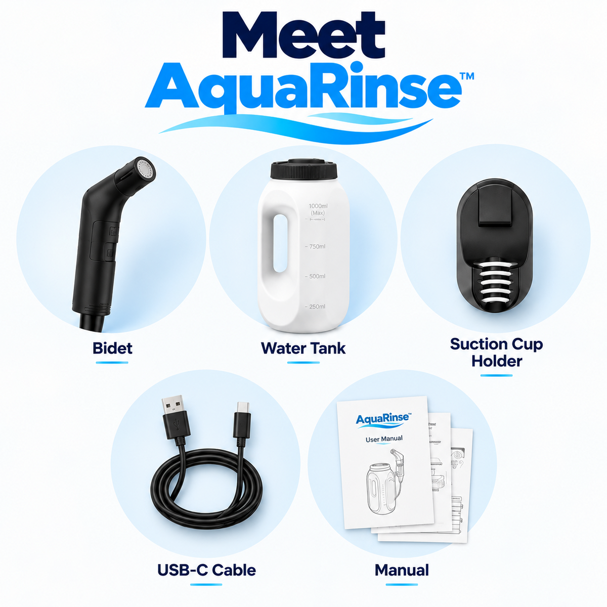 AquaRinse™ Portable Bidet